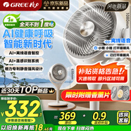 格力（GREE）【織風(fēng)者AI+】一級能效直流變頻輕音空氣循環(huán)扇家用語(yǔ)音遙控電風(fēng)扇香薰雙重凈化抑菌落地扇