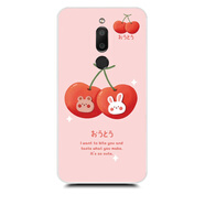 魅族（MEIZU）適配于魅族X(qián)8手機殼魅藍X8保護套M852Q防摔全包軟情侶潮牌5G版軟套硅膠防摔外殼 002櫻桃B 其他