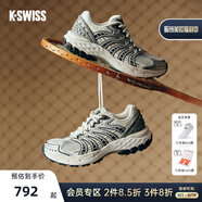 蓋世威（K·SWISS）【KONEJO跑兔鞋】休閑鞋男女鞋25夏季新款時(shí)尚透氣舒適老爹鞋9476 157-夢(mèng)幻銀/香草冰 男女同款 41