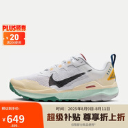 耐克男子跑步鞋REACT WILDHORSE 8運動鞋 DR2686-101白/淺黃綠40.5