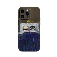 旻妍【睡覺(jué)搭子】復古晚安貓頭鷹適用iPhone16/15pro手機殼華為P70小米14暢享70vivoS19軟iqooneo10蘋(píng) 全包精孔軟殼 榮耀Magic4