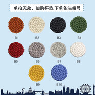 米色波點(diǎn)田園英式陶瓷花茶壺咖啡壺帶茶漏下午茶  501mL(含)600m 田園-米彩600ml茶壺+杯墊