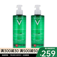 薇姿（VICHY）凈顏無(wú)瑕祛痘保濕潔面啫喱 洗面奶 清潔護(hù)膚品 潔面啫喱兩瓶 400ml