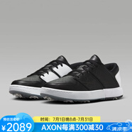 耐克（NIKE）男鞋女運(yùn)動(dòng)鞋Jordan高爾夫球鞋透氣耐磨防滑休閑鞋板鞋25年夏新款 Black/Cool Grey 黑色 35.5 碼=US M3.5/W5