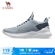 駱駝（CAMEL）男鞋健步運(yùn)動(dòng)鞋輕便通勤跑步鞋子 A83231L8695 海岸藍(lán) 44