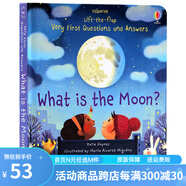 英文原版 What is the Moon 月亮是什么 Usborne Lift the flap Very First Questions and Answers科普認知翻翻書 幼兒英文啟蒙 綠山墻