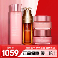 嬌韻詩（CLARINS）青春煥顏少女水乳護(hù)膚品套裝 日晚霜面霜 雙萃精華眼霜生日禮物 水+經(jīng)典雙萃+日晚霜