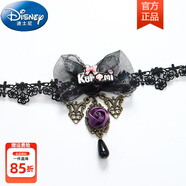 迪士尼（Disney）女童甜美洛麗塔庫洛米公主裙套裝兒童cos服裝春夏裝生日禮服裙子 庫洛米【項鏈】 單拍不發(fā) 110 身高95cm左右 體重30-35斤