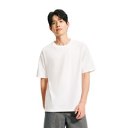 網(wǎng)易嚴(yán)選【純棉】網(wǎng)易嚴(yán)選T學(xué)家短袖男款白色t恤 重磅新疆棉上衣夏小白T女 本白色-涼感科技 M _(170_92A)