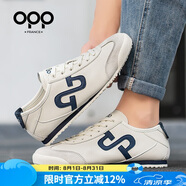 OPP運(yùn)動(dòng)鞋男士百搭透氣時(shí)尚板鞋跑步男鞋休閑鞋子男P020 米深藍(lán) 40