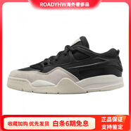 JordanAir4RM舒適時尚防滑耐磨低幫兒童籃球鞋黑色兒童款 黑色 35