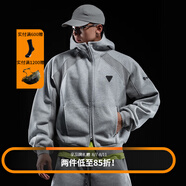 Monster Guardians運動套裝男 秋冬新款親膚保暖連帽修身衛(wèi)衣休閑運動服套裝 Grey 灰色(衛(wèi)衣) 尺碼偏小 S
