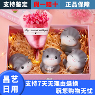 MISS DIY遇見貓咪禮盒送女友送閨蜜送同學送朋友兒童節(jié)生日畢業(yè)季小眾 喵妮卡-4只禮盒套餐送禮盒禮袋