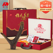 敖東 梅花鹿干鹿茸整枝禮盒135克  國檢長白山頭茬煲湯泡酒料節(jié)日禮品