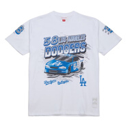 MLBMitchell&Nessx聯(lián)名款LosAngelesDodgersSpeedway印花寬松嘻哈純 白色 4XL