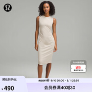 lululemon丨Shirred Nulu? 女士腰部收褶中長背心裙 LW1EYTS 莫哈韋黃 XXS /2