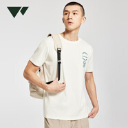 七匹狼（SEPTWOLVES）短袖T恤新款圓領(lǐng)體恤休閑棉透氣衣服上衣男裝 803(本白) XL 180/100A
