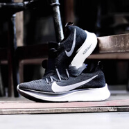 耐克（NIKE）Zoom Fly Flyknit馬拉松男女編織氣墊跑鞋AR4561-044 AJ9282 黑白情侶AR4561-001 39 尺碼偏小一點(diǎn)哦