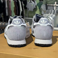 阿迪達斯 （adidas）休閑鞋男鞋女鞋夏季新款三葉草運動鞋New York減震跑步鞋JH9801 JH5113元祖灰白 36.5