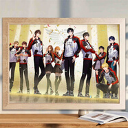 捷霸（JBA）全職高手周邊木質(zhì)拼圖葉修動(dòng)漫1000片智益解壓玩具送同學(xué)朋友禮物 15號拼圖 120片含相框20*25cm送禮