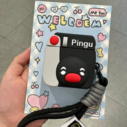 妙之選可愛(ài)復(fù)古pingu企鵝照相機(jī)airpods4保護(hù)套airpod3適用蘋果pr2o耳機(jī)殼二代無(wú)線藍(lán)牙第三代airpodpro pingu企鵝照相機(jī)+掛繩 蘋果 AirPods1/2代