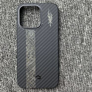 PITAKA 工廠(chǎng)尾貨特價(jià)處理 蘋(píng)果14P/PM凱夫拉手機殼激光蝕刻 微瑕 [激光蝕刻]太陽(yáng)神鳥(niǎo)手工編織600D iPhone14Pro