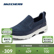 斯凱奇Skechers男子健步鞋GO WALK 5一腳蹬216048 海軍藍色/NVY 43 