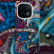 軒睿適用iQOO13手機殼創(chuàng  )意硬外殼鏡頭全包防摔保護套抽象歐美風(fēng)潮牌個(gè)性男小眾女款 【夢(mèng)染涂鴉】擬膚手感 iQOO 13