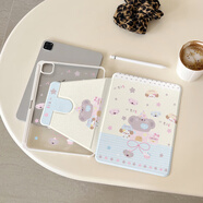 優(yōu)米帕插畫考拉蘋果ipad10平板殼air6保護(hù)套pro筆槽5/4旋轉(zhuǎn)9/8卡通Mini7 雙面圖旋轉(zhuǎn)亞克力(考拉插畫) iPad Air4/Air5(10.9寸)