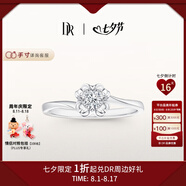 DR現(xiàn)貨雪吻求婚鉆戒鉑金B(yǎng)ELIEVE經(jīng)典款 結(jié)婚鉆石戒指節(jié)日七夕禮物 【證書+禮盒】8分H色SI1
