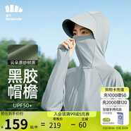 蕉下（beneunder）防曬衣女防曬服涼感披肩休閑戶外遠山灰L