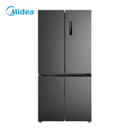 美的（Midea）635超大容量十字雙開門四開門一級(jí)能效節(jié)能雙變頻風(fēng)冷無霜國家補(bǔ)貼以舊換新智能電冰箱MR-635WSPZE