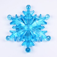 戎夏超大號亞克力雪花寶石玩具兒童幼兒園小孩抓水晶禮物圣誕新年飾品 湖藍