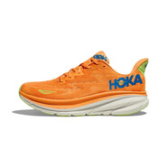 HOKA ONE ONECLIFTON 9 男女克里夫頓9厚底透氣跑鞋 橙色  44.5