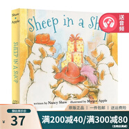 英文原版 Sheep in a Jeep 紙板書 小羊向前沖 廖彩杏推薦 朗朗上口韻文 兒童啟蒙繪本 綠山墻 Sheep in a Shop 小羊逛商店 紙板書