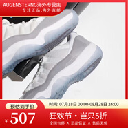 耐克（NIKE）Air Jordan 11 AJ11 Low 黑白 大魔王低幫實戰(zhàn)耐磨休閑運動籃球鞋 528896/AV2187-140白灰 45