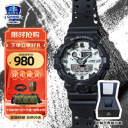 卡西歐（CASIO）手表男學(xué)生手表禮物黑金g-shock系列防水運(yùn)動(dòng)日韓石英表 GA-700WD-1A