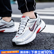 耐克（NIKE）官方 艦店男鞋 25夏新款運(yùn)動鞋輕便透氣慢跑鞋時尚潮流休閑鞋子男 394055-001【銀白】【偏小】 39 （內(nèi)長245mm）