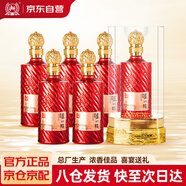 瀘州醇千禧緣紅瓶 瀘州老窖總廠 38度濃香型白酒500ml*6瓶整箱 喜宴送禮
