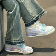 耐克（NIKE）官方 艦店AIR JORDAN百搭運動休閑鞋女鞋25秋季新款減震耐磨童鞋 馬卡龍配色【Air緩震】 36.5