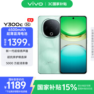 vivoY300c 12GB+256GB 青松 新一代超級揚聲器 6500mAh超薄藍海電池 超抗摔護眼直屏 AI手機