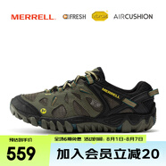 邁樂(lè )（Merrell）運動(dòng)戶(hù)外溯溪鞋ALL OUT BLAZE輕便透氣耐磨防滑速干休閑鞋 J37687橄欖綠黑（男款） 上新 45