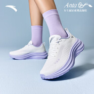 安踏（ANTA）葉子丨輕質(zhì)緩震跑步鞋女夏季輕便運動鞋子 紙莎白-3 37.5 (235mm)