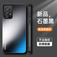 薏和善適用三星A52手機(jī)殼A52s 5g版保護(hù)套A5260全包Galaxy防摔磨砂硬galaxya帶支架samsung磁吸超薄新款A(yù) 【石墨黑】親膚磨砂防指紋送全屏膜 三星Galaxy A52S