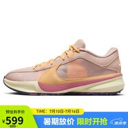 耐克（NIKE）男子籃球鞋F(xiàn)REAK 6 EP抓地力低幫運(yùn)動鞋DX4996-200  淡莓紅44