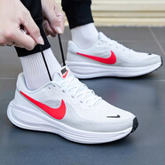 耐克（NIKE）男鞋2025新款夏季REVOLUTION 8公路跑步鞋緩震運(yùn)動(dòng)鞋休閑鞋 灰色紅色HJ9198-102革命者8系列 42