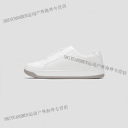 迪桑特（DESCENTE）DUALIS男士COURT仿皮革米其林運動(dòng)休閑鞋板鞋 WT-白色(女) 37