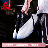 【閃電發(fā)貨】匹克態(tài)極帕克7籃球鞋太極運動鞋男鞋實戰(zhàn)球鞋減震黑白男鞋 大白/黑色 40