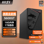 微星5600GT/5700G/8600G/8700G 游戲辦公核顯主機電腦臺式機組裝機臺式電腦主機DIY整機 配置一進階款5600GT/16G/1T