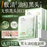 韓方五谷水楊酸控油祛痘面膜補(bǔ)水保濕熬夜清潔黑頭修護(hù)復(fù)男女抗皺緊致金榜